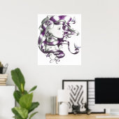 Gesichter lila poster (Heimbüro)