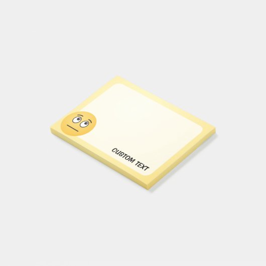 Gesichter mit rollenden Augen Post-it Klebezettel (angewinkelt)
