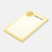 Gesichter mit rollenden Augen Post-it Klebezettel (angewinkelt)