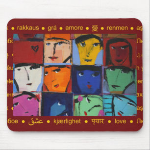 Gesichter Mousepad