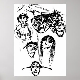 GESICHTER POSTER