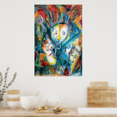 Gesichter Poster (Küche)