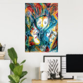 Gesichter Poster (Heimbüro)