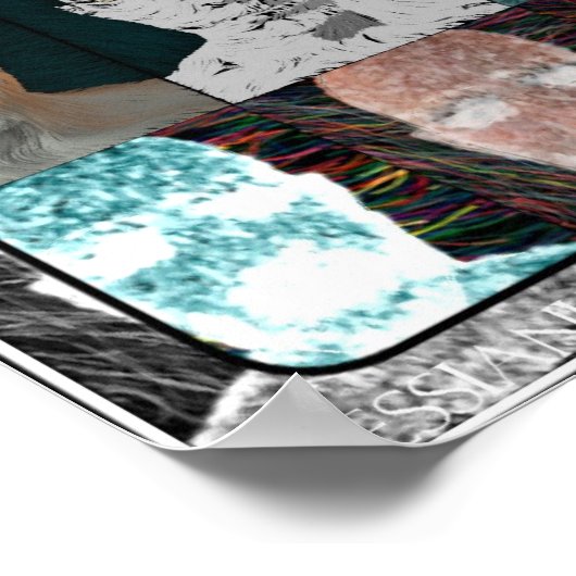 Gesichter Poster (Ecke)