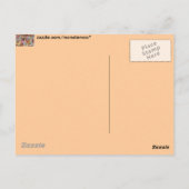 Gesichter Postkarte (Rückseite)