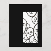 Gesichter Postkarte (Vorderseite)