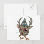 Gesichter Postkarte (Vorne/Hinten)