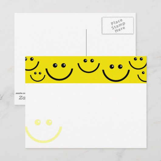 Gesichter Postkarte (Vorne/Hinten)