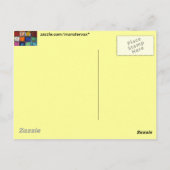 Gesichter Postkarte (Rückseite)