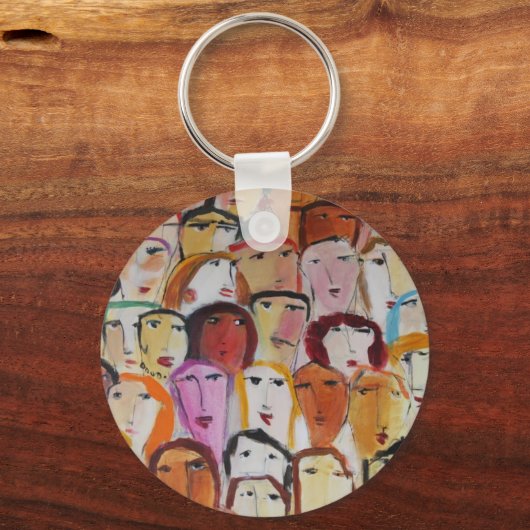 Gesichter Schlüsselanhänger (Vorderseite)