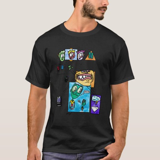 Gesichter T-Shirt (Vorderseite)