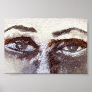 Gesichter und Figuren Mini-Poster Poster