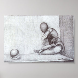 Gesichter und Figuren Mini-Poster Poster
