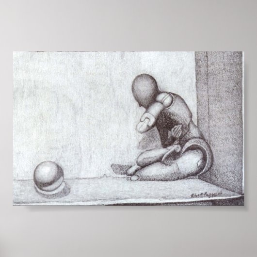 Gesichter und Figuren Mini-Poster Poster (Vorne)