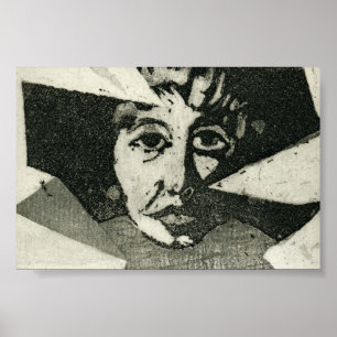 Gesichter und Figuren Mini-Poster Poster