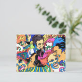 Gesichter von 1970 postkarte (Stehend Vorderseite)