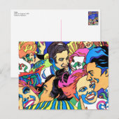 Gesichter von 1970 postkarte (Vorne/Hinten)