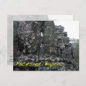 Gesichter von Bayon Postkarte (Vorne/Hinten)