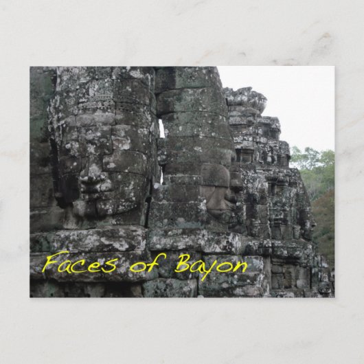Gesichter von Bayon Postkarte (Vorderseite)