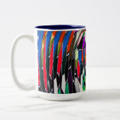 Gesichter Zweifarbige Tasse (Links)