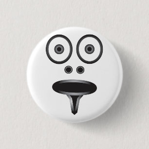 Gesichts-Abzeichen Button