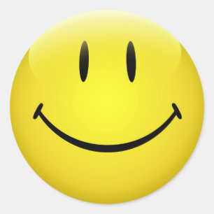 Gesichts-Aufkleber Runder Aufkleber