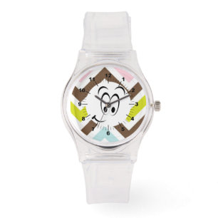 Gesichts-Augendiagrammchic-Zickzack Armbanduhr