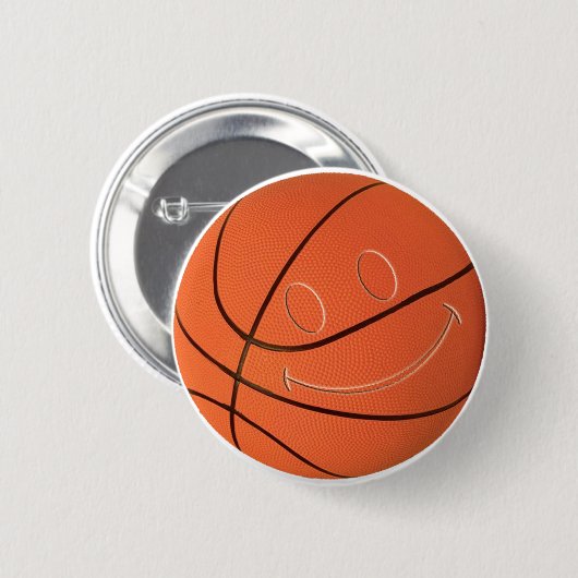 GESICHTS-BASKETBALL BUTTON (Vorne & Hinten)