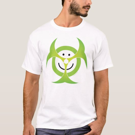 Gesichts-Biogefährdung-T - Shirt (Vorderseite)