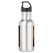 Gesichts einer Ingwerkatze bestimmt Edelstahlflasche (Rückseite)