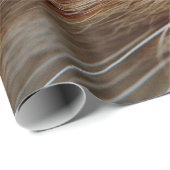 Gesichts einer Ingwerkatze bestimmt Geschenkpapier (Rolleneckpunkt)