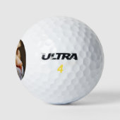 Gesichts einer Ingwerkatze bestimmt Golfball (Logo)