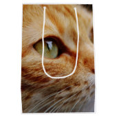 Gesichts einer Ingwerkatze bestimmt Mittlere Geschenktüte (Rückseite)