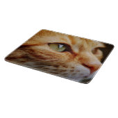 Gesichts einer Ingwerkatze bestimmt Schneidebrett (Ecke)