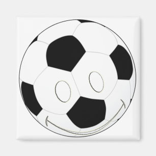 GESICHTS-FUSSBALL MAGNET
