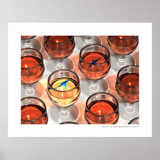 Gesichts-Gesicht - Gesichtsausdruck Poster (Vorne)