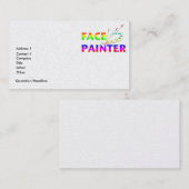 Gesichts-Maler Visitenkarte (Vorne/Hinten)