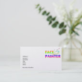 Gesichts-Maler Visitenkarte (Stehend Vorderseite)