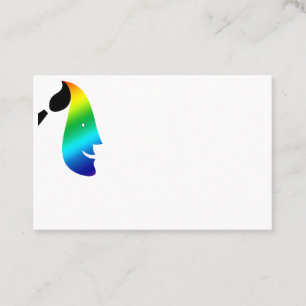 Gesichts-Malerei/Facepainter Unternehmens-Karte Visitenkarte