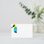 Gesichts-Malerei/Facepainter Unternehmens-Karte Visitenkarte (Stehend Vorderseite)