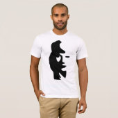 Gesichts- oder Saxophonspieler der Frau? T-Shirt (Vorne ganz)