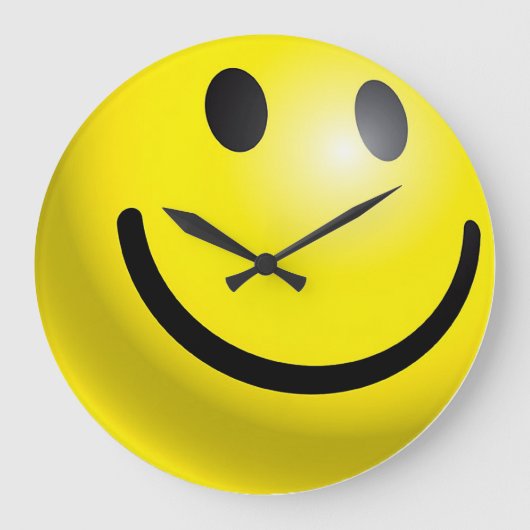 Gesichts-Wanduhr Große Wanduhr (Vorderseite)