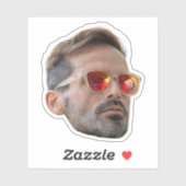 Gesichtsaufkleber, Gesichtsaufkleber nach Maß, kun Aufkleber (Blatt)