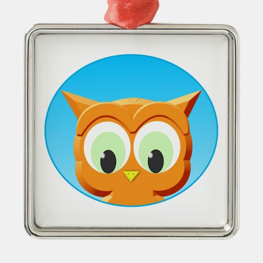 Gesichtsausdruck einer kleinen Schale Silbernes Ornament (Vorne)