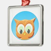 Gesichtsausdruck einer kleinen Schale Silbernes Ornament (Links)