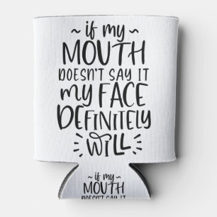 Gesichtsausdruck, Stille, Ruhe Dosenkühler