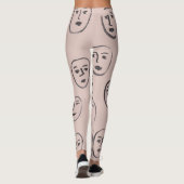Gesichtsausdrücke der Leggings (Rückseite)