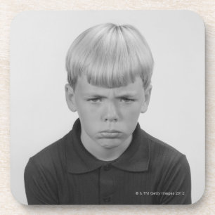 Gesichtsausdrücke eines Jungen Untersetzer