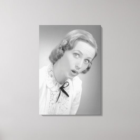 Gesichtsausdrücke Leinwanddruck (Vorderseite)