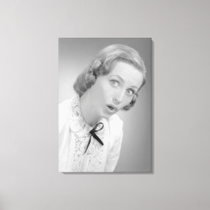 Gesichtsausdrücke Leinwanddruck